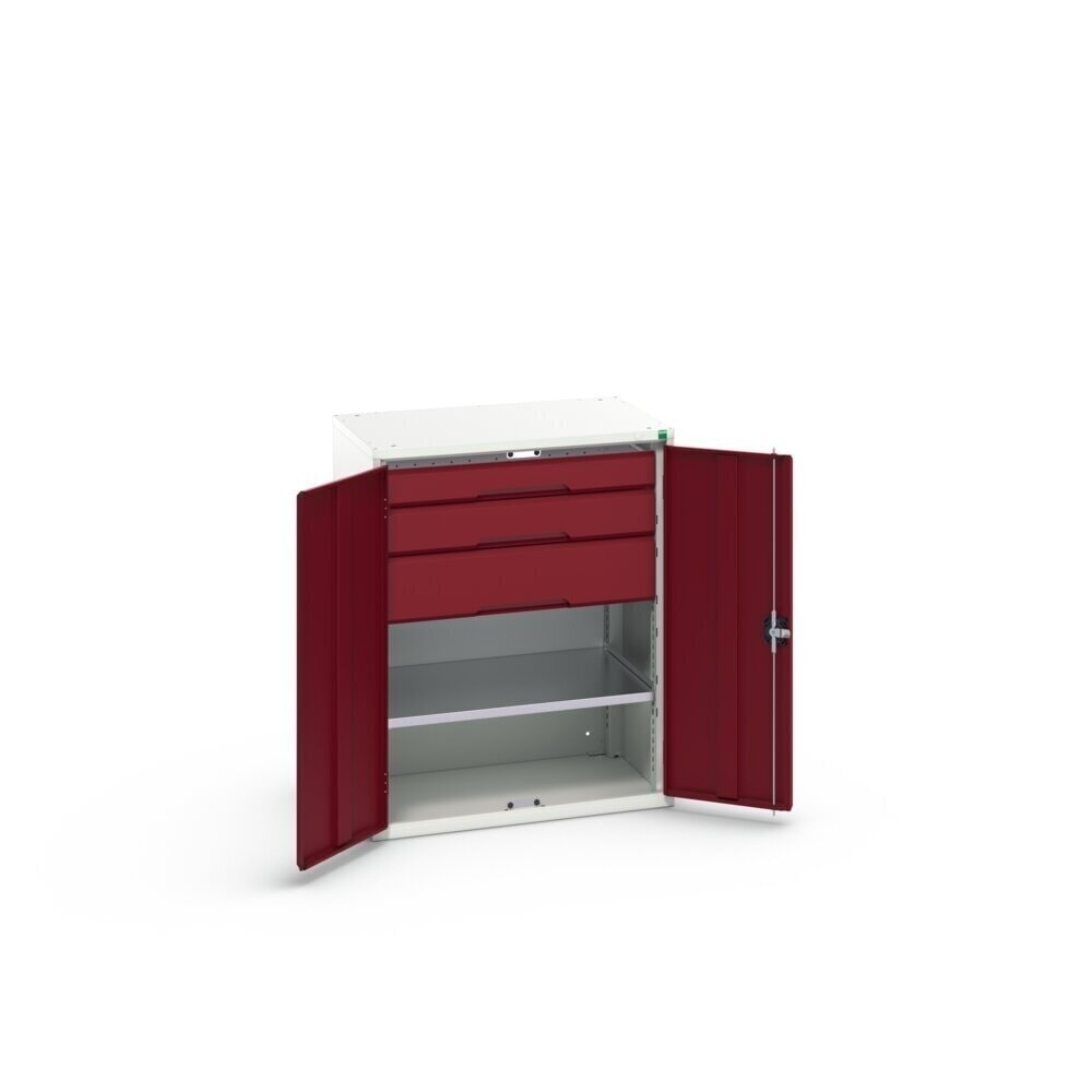 Product image no. 3: bott verso side cabinet with drawers, with 1 shelf and 3 drawers, WxDxH: 800 x 550 x 1000 mm