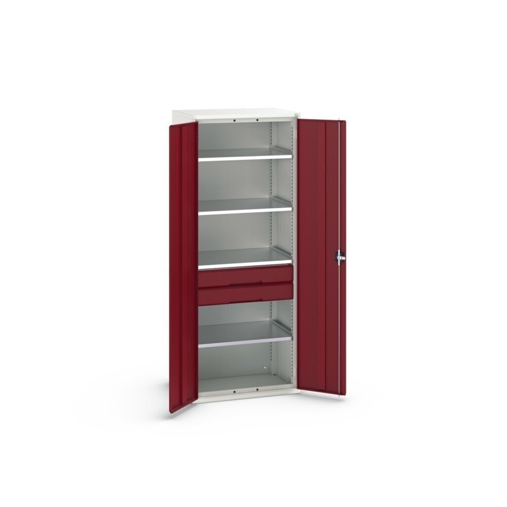 Product image no. 3: bott verso hinged door cabinet with drawers, with 4 shelves and 2 drawers, WxDxH: 800 x 550 x 2000 mm