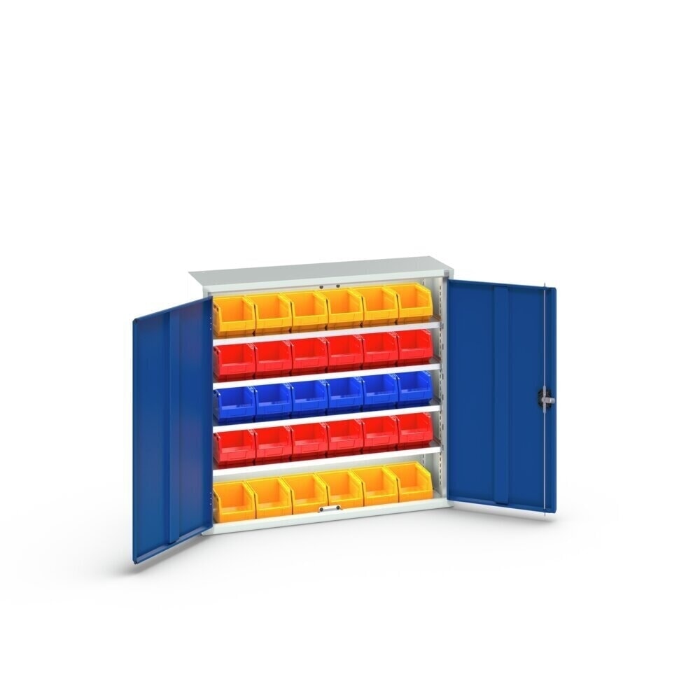 Product image no. 3: bott verso storage cabinet with 4 shelves and 30 storage bins, WxDxH: 1050 x 350 x 1000 mm