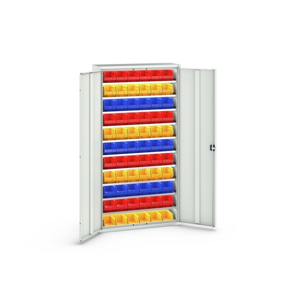 Product image no. 3: bott verso storage cabinet with 10 shelves and 66 storage bins, WxDxH: 1050 x 350 x 2000 mm