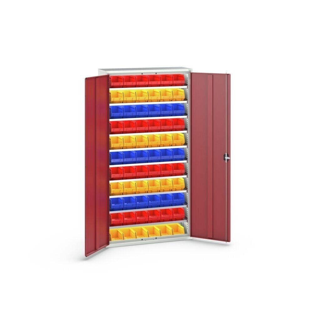 Product image no. 3: bott verso storage cabinet with 10 shelves and 66 storage bins, WxDxH: 1050 x 350 x 2000 mm