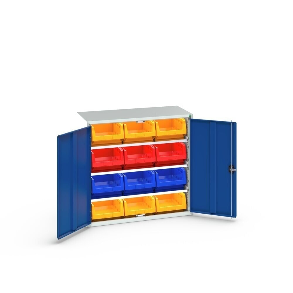 Product image no. 3: bott verso storage cabinet with 3 shelves and 12 storage bins, WxDxH: 1050 x 550 x 1000 mm