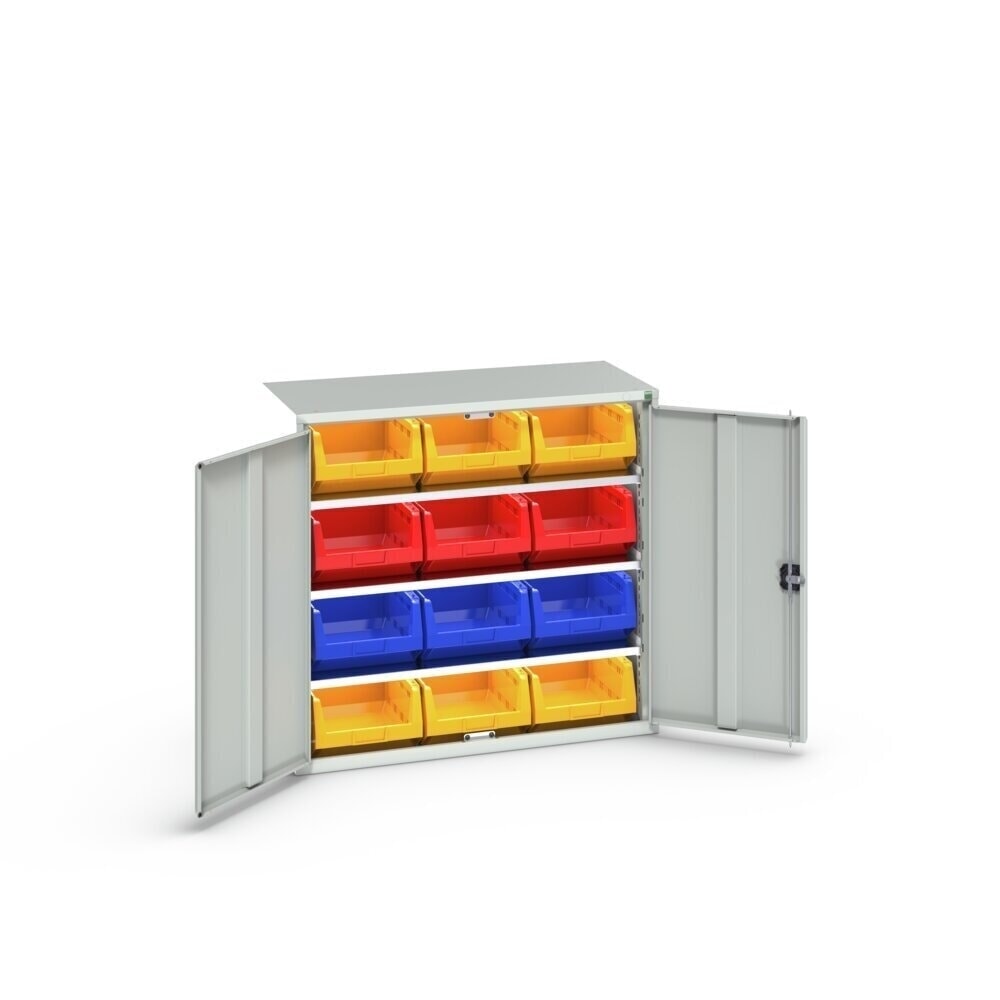 Product image no. 3: bott verso storage cabinet with 3 shelves and 12 storage bins, WxDxH: 1050 x 550 x 1000 mm