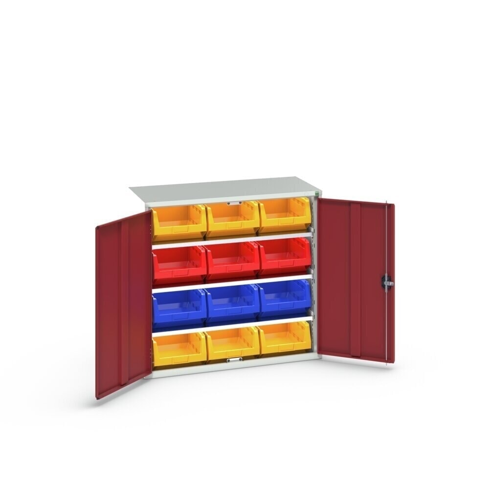 Product image no. 3: bott verso storage cabinet with 3 shelves and 12 storage bins, WxDxH: 1050 x 550 x 1000 mm