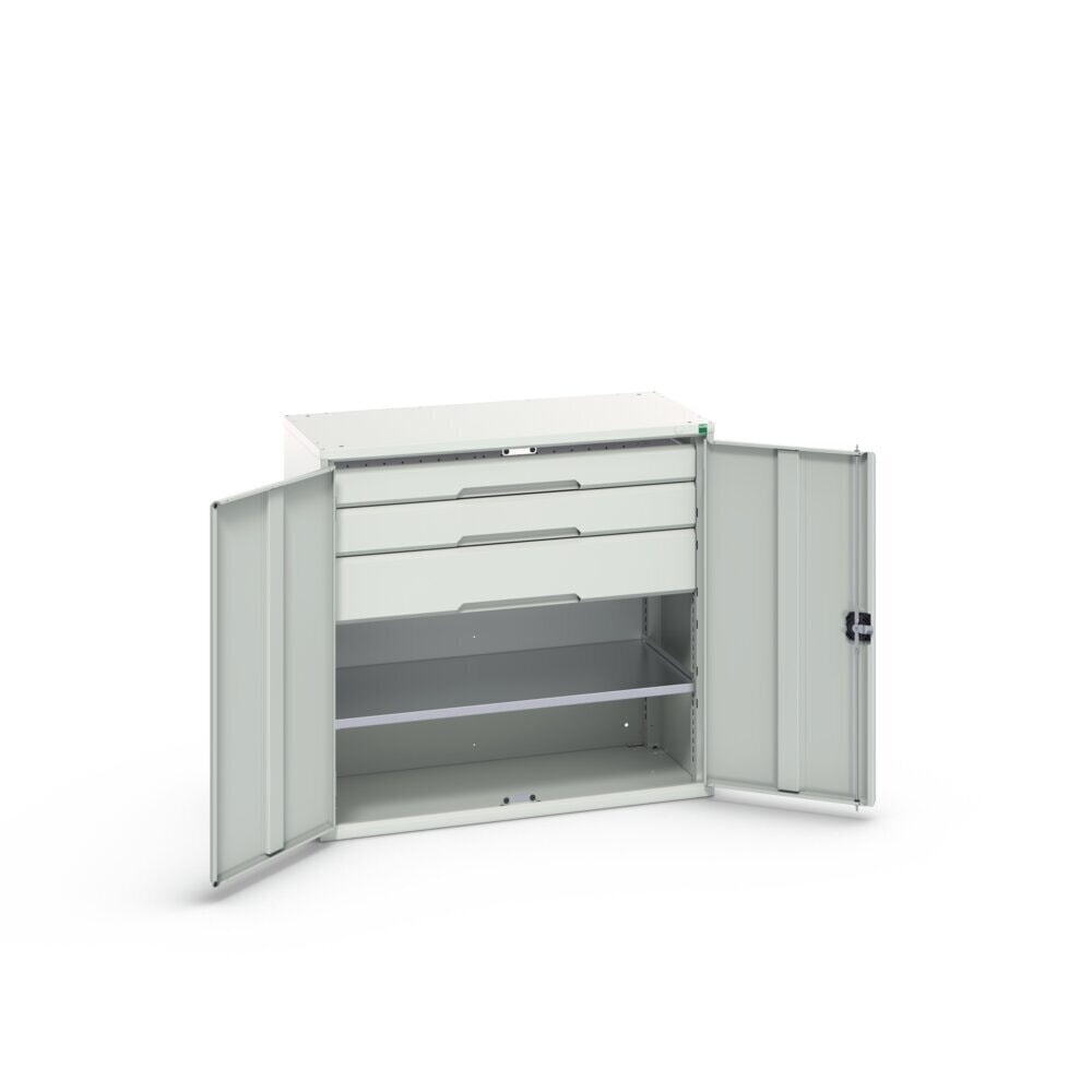 Product image no. 3: bott verso side cabinet with drawers, with 1 shelf and 3 drawers, WxDxH: 1050 x 550 x 1000 mm