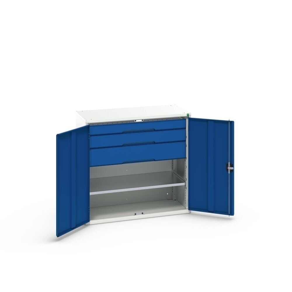 Product image no. 3: bott verso side cabinet with drawers, with 1 shelf and 3 drawers, WxDxH: 1050 x 550 x 1000 mm