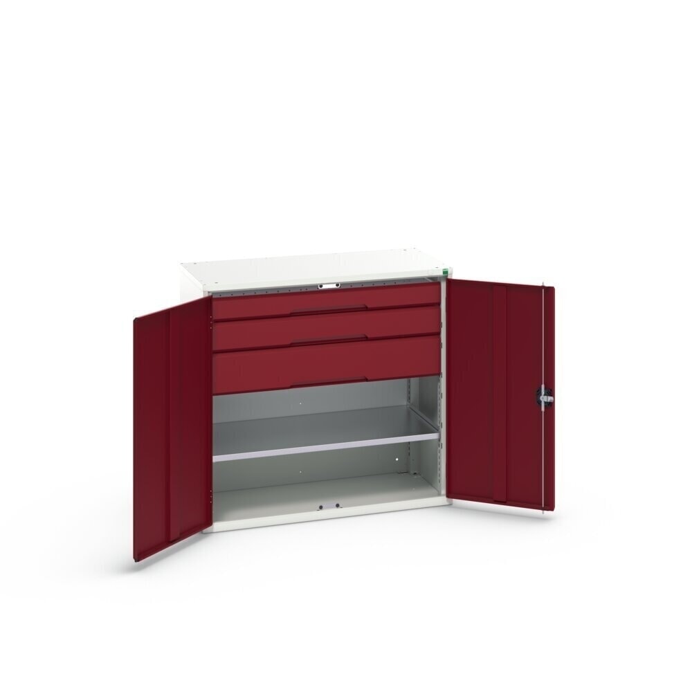 Product image no. 3: bott verso side cabinet with drawers, with 1 shelf and 3 drawers, WxDxH: 1050 x 550 x 1000 mm