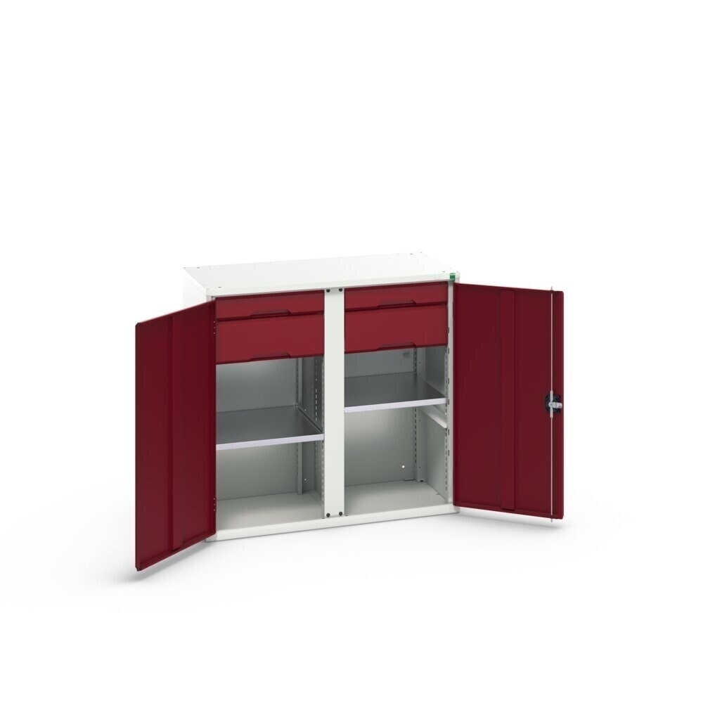 Product image no. 3: bott verso side cabinet with drawers, with 2 shelves and 4 drawers, WxDxH: 1050 x 550 x 1000 mm
