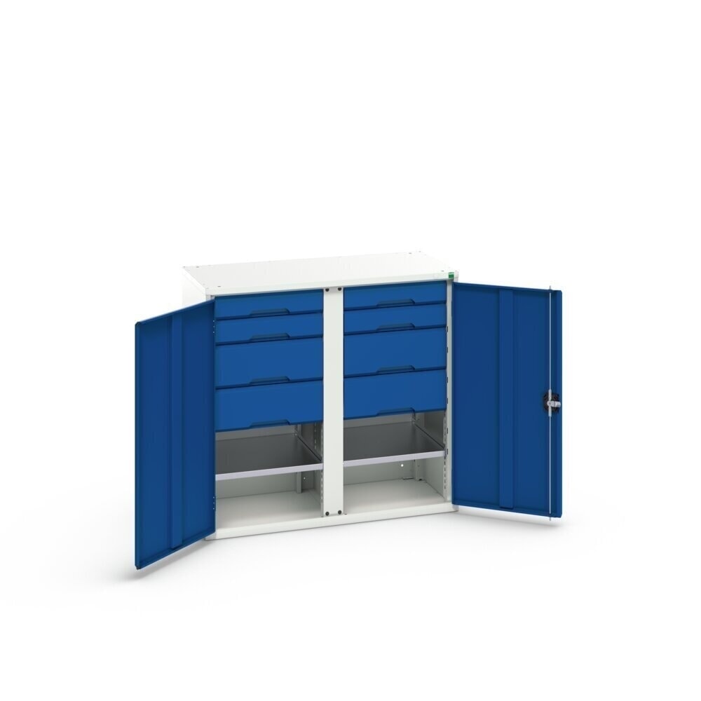 Product image no. 3: bott verso side cabinet with drawers, with 2 shelves and 8 drawers, WxDxH: 1050 x 550 x 1000 mm