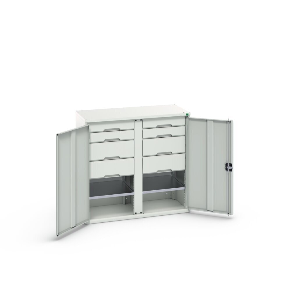 Product image no. 3: bott verso side cabinet with drawers, with 2 shelves and 8 drawers, WxDxH: 1050 x 550 x 1000 mm