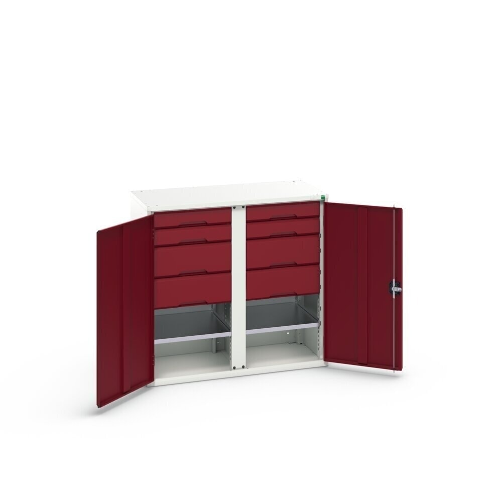 Product image no. 3: bott verso side cabinet with drawers, with 2 shelves and 8 drawers, WxDxH: 1050 x 550 x 1000 mm