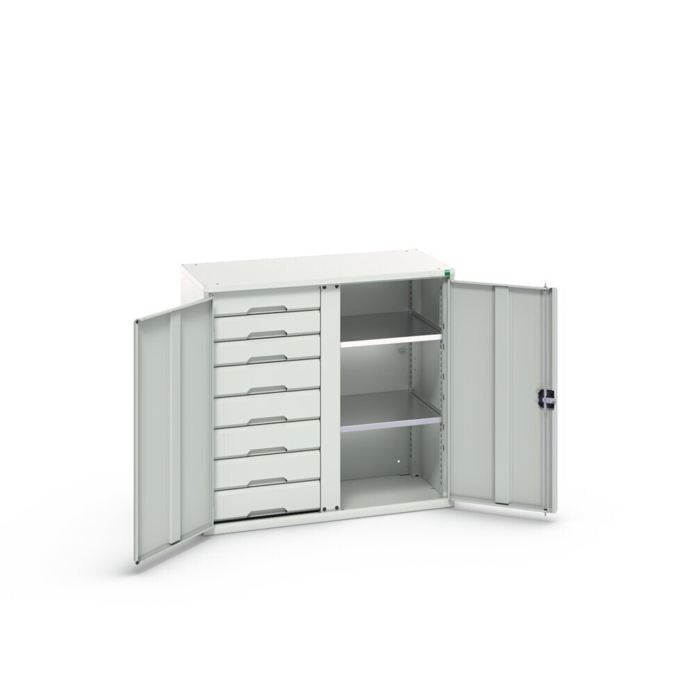 Product image no. 3: bott verso side cabinet with drawers, with 2 shelves and 8 drawers, WxDxH: 1050 x 550 x 1000 mm