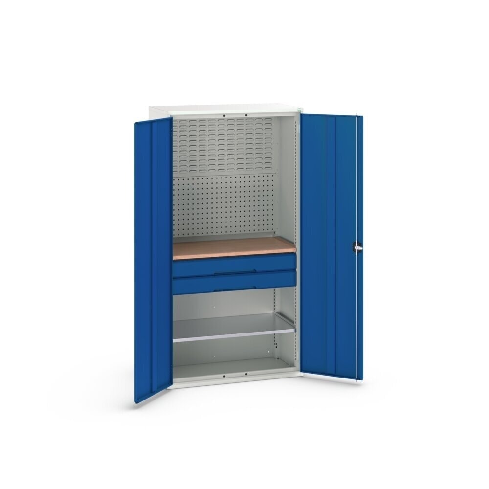 Product image no. 3: bott verso hinged door cabinet with 2 drawers, with 2 shelves and rear panel, WxDxH: 1050 x 550 x 2000 mm