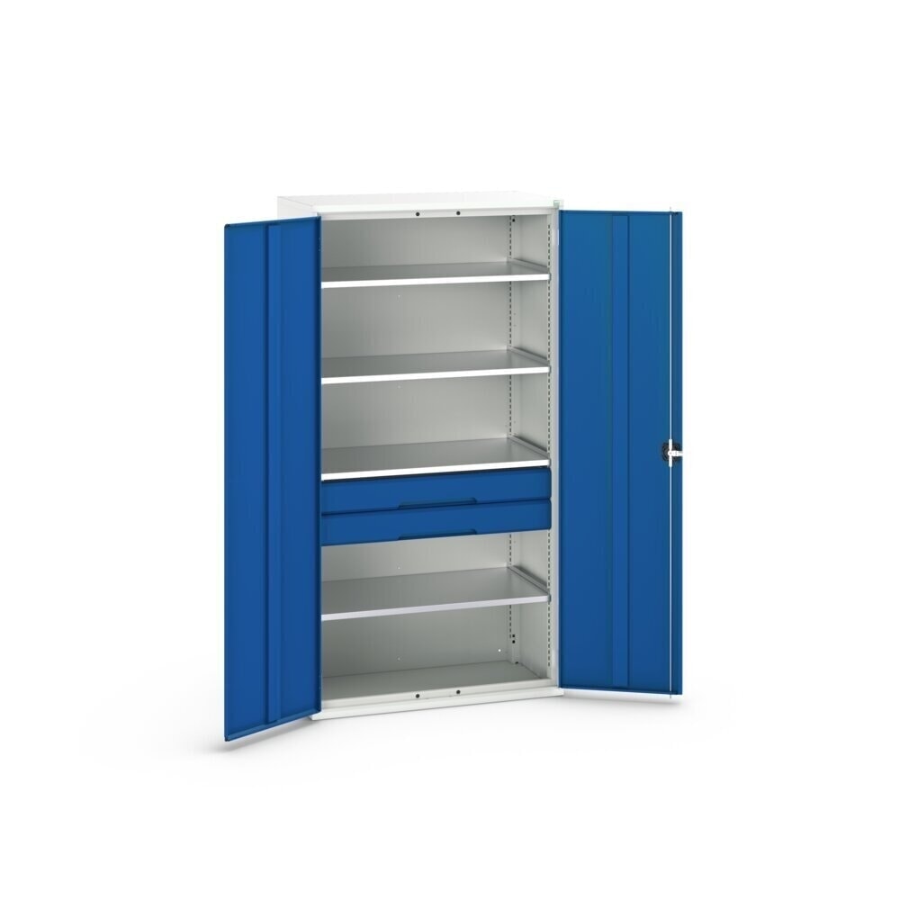 Product image no. 3: bott verso hinged door cabinet with drawers, with 4 shelves and 2 drawers, WxDxH: 1050 x 550 x 2000 mm