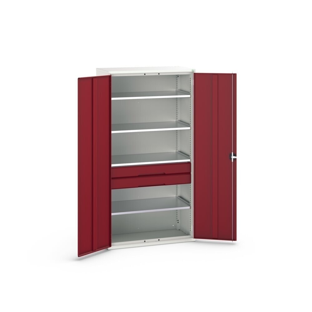 Product image no. 3: bott verso hinged door cabinet with drawers, with 4 shelves and 2 drawers, WxDxH: 1050 x 550 x 2000 mm