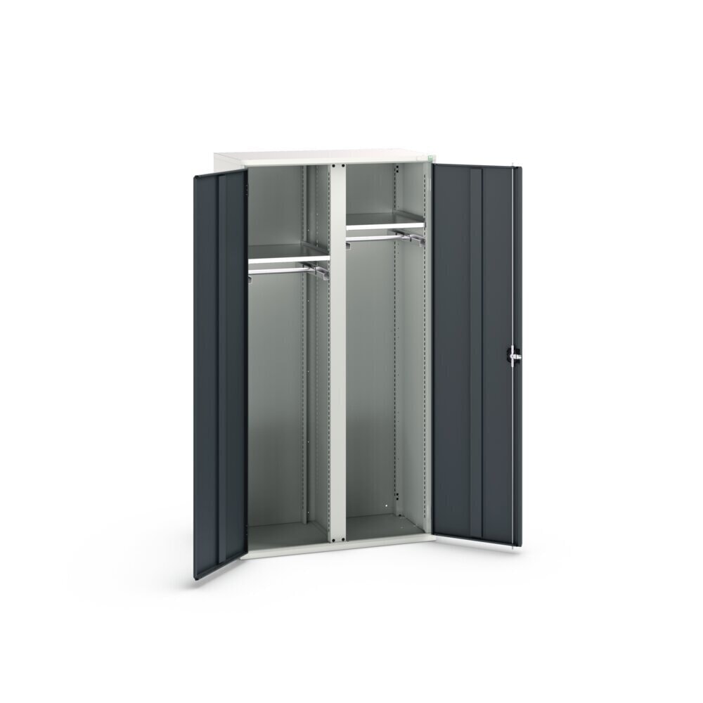 Product image no. 3: bott verso hinged door cabinet with drawers, with 2 shelves and 2 clothes rails, WxDxH: 1050 x 550 x 2000 mm