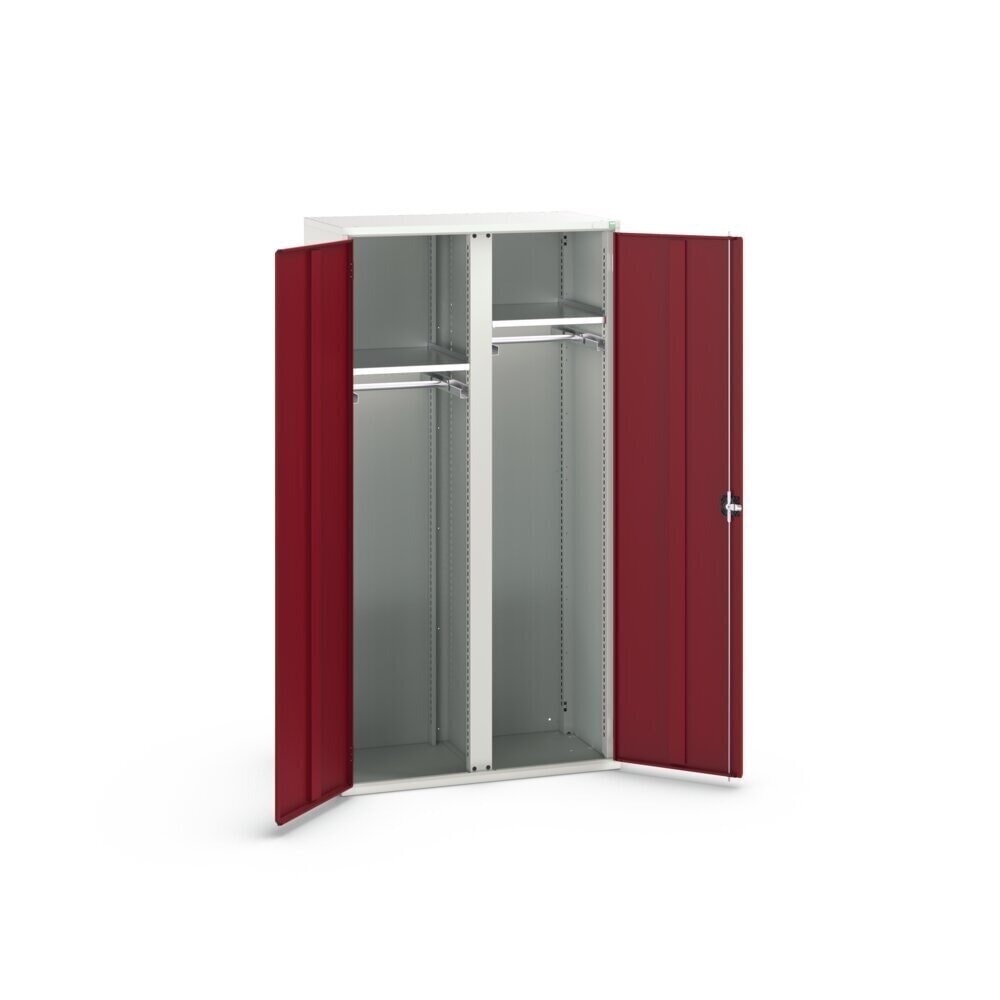 Product image no. 3: bott verso hinged door cabinet with drawers, with 2 shelves and 2 clothes rails, WxDxH: 1050 x 550 x 2000 mm