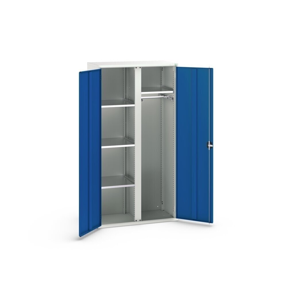 Product image no. 3: bott verso hinged door cabinet, with 4 shelves and 1 clothes rail, WxDxH: 1050 x 550 x 2000 mm