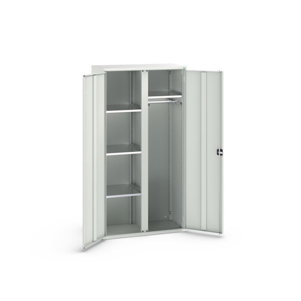 Product image no. 3: bott verso hinged door cabinet, with 4 shelves and 1 clothes rail, WxDxH: 1050 x 550 x 2000 mm