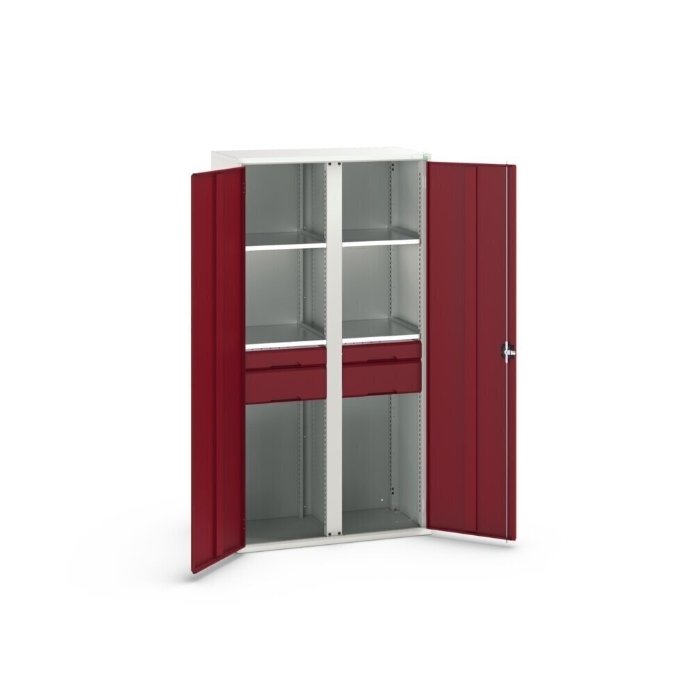 Product image no. 3: bott verso hinged door cabinet with drawers, with 4 shelves and 4 drawers, WxDxH: 1050 x 550 x 2000 mm