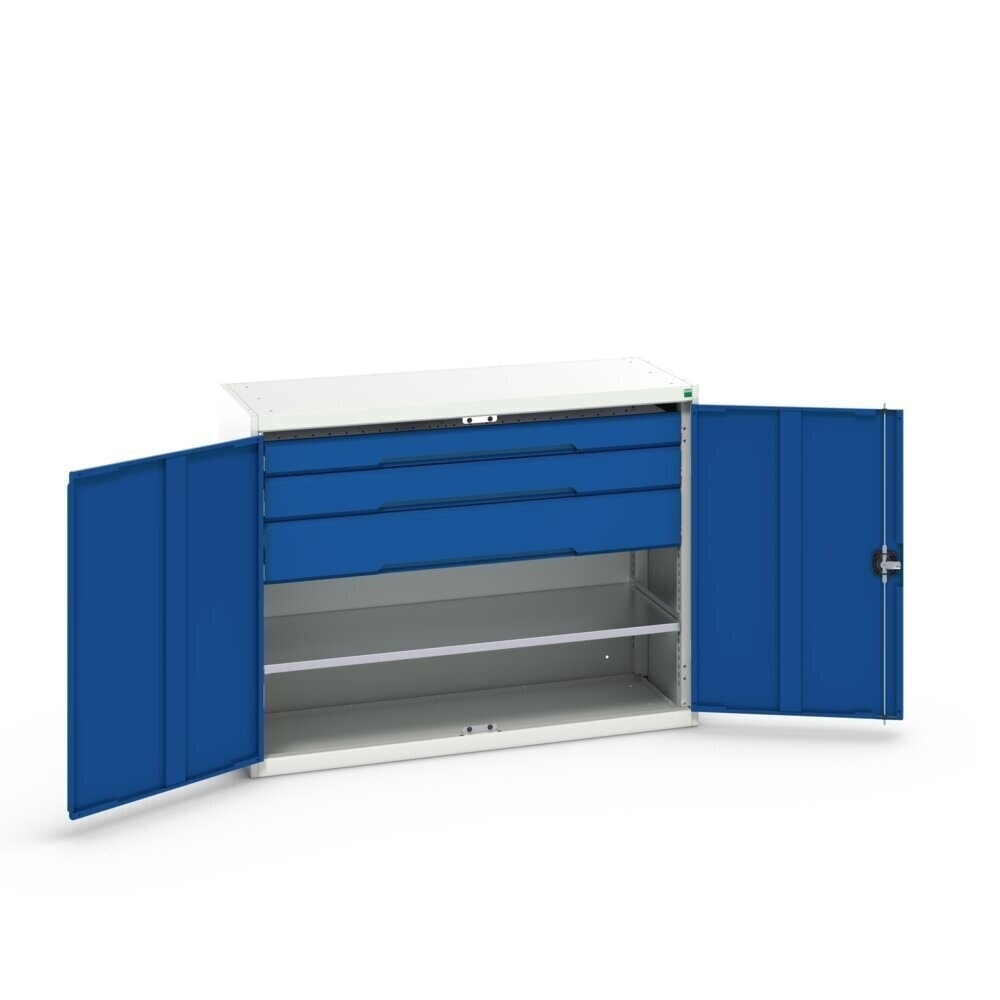 Product image no. 3: bott verso side cabinet with drawers, with 1 shelf and 3 drawers, WxDxH: 1300 x 550 x 1000 mm