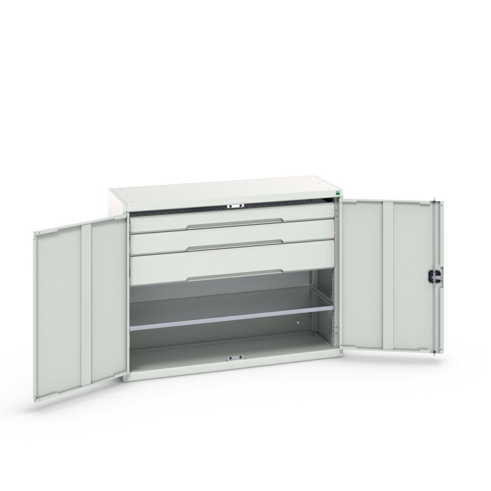 Product image no. 3: bott verso side cabinet with drawers, with 1 shelf and 3 drawers, WxDxH: 1300 x 550 x 1000 mm