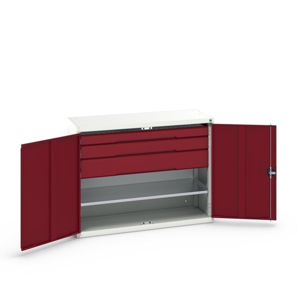 Product image no. 3: bott verso side cabinet with drawers, with 1 shelf and 3 drawers, WxDxH: 1300 x 550 x 1000 mm