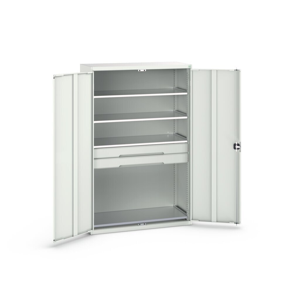 Product image no. 3: bott verso hinged door cabinet with drawers, with 4 shelves and 2 drawers, WxDxH: 1300 x 550 x 2000 mm