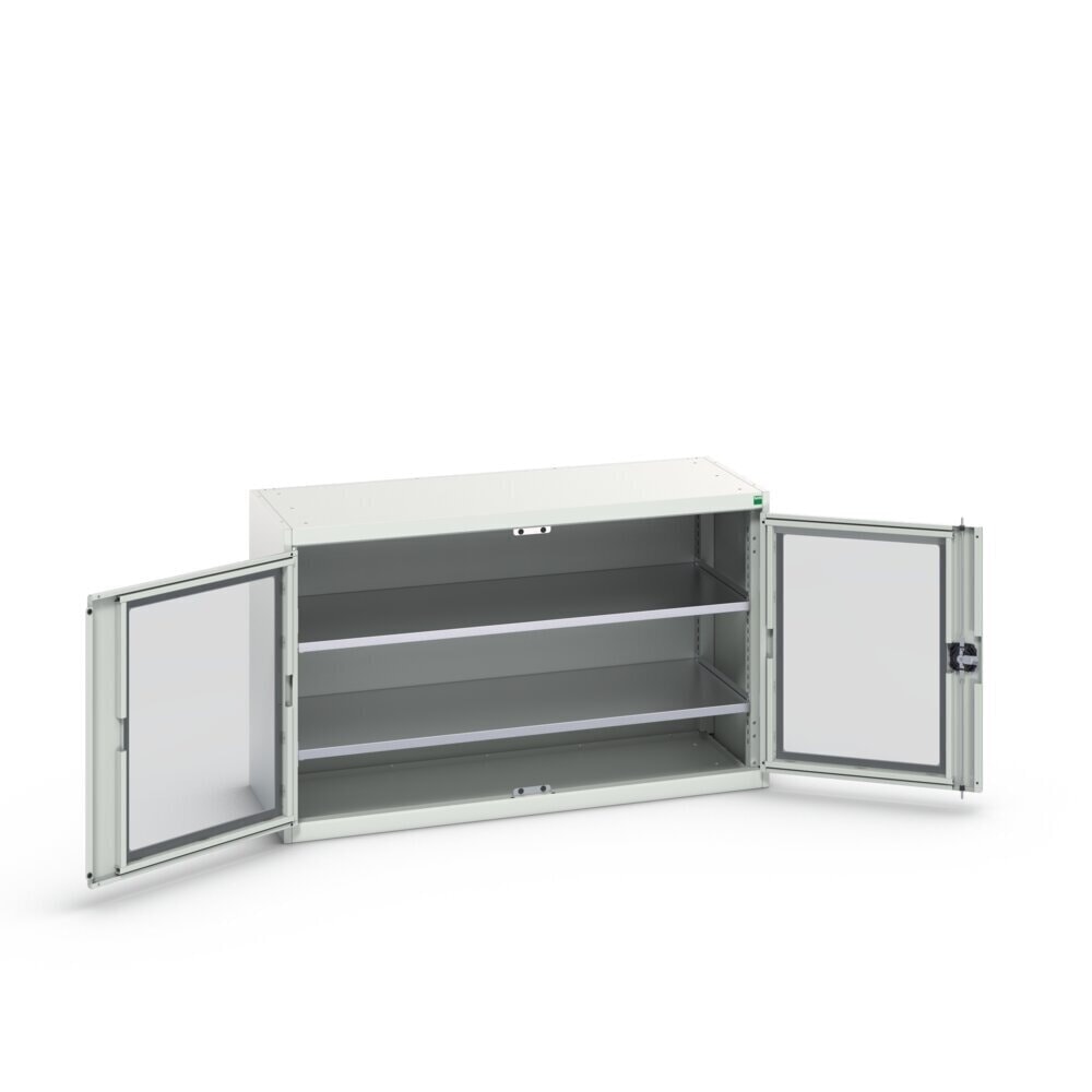 Product image no. 3: bott verso side cabinet with see-through panel, with 2 shelves, WxDxH: 1300 x 550 x 800 mm