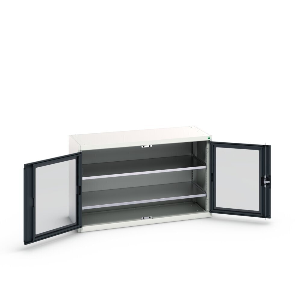 Product image no. 3: bott verso side cabinet with see-through panel, with 2 shelves, WxDxH: 1300 x 550 x 800 mm