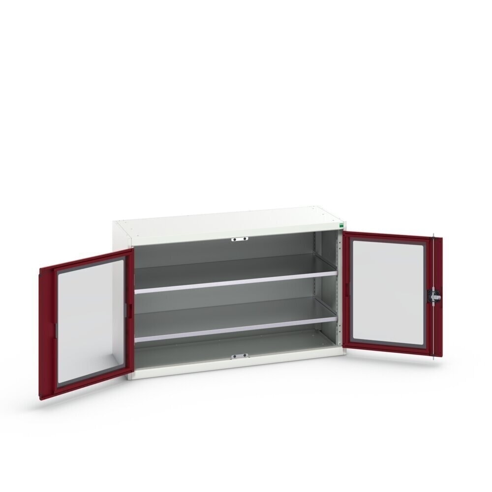 Product image no. 3: bott verso side cabinet with see-through panel, with 2 shelves, WxDxH: 1300 x 550 x 800 mm