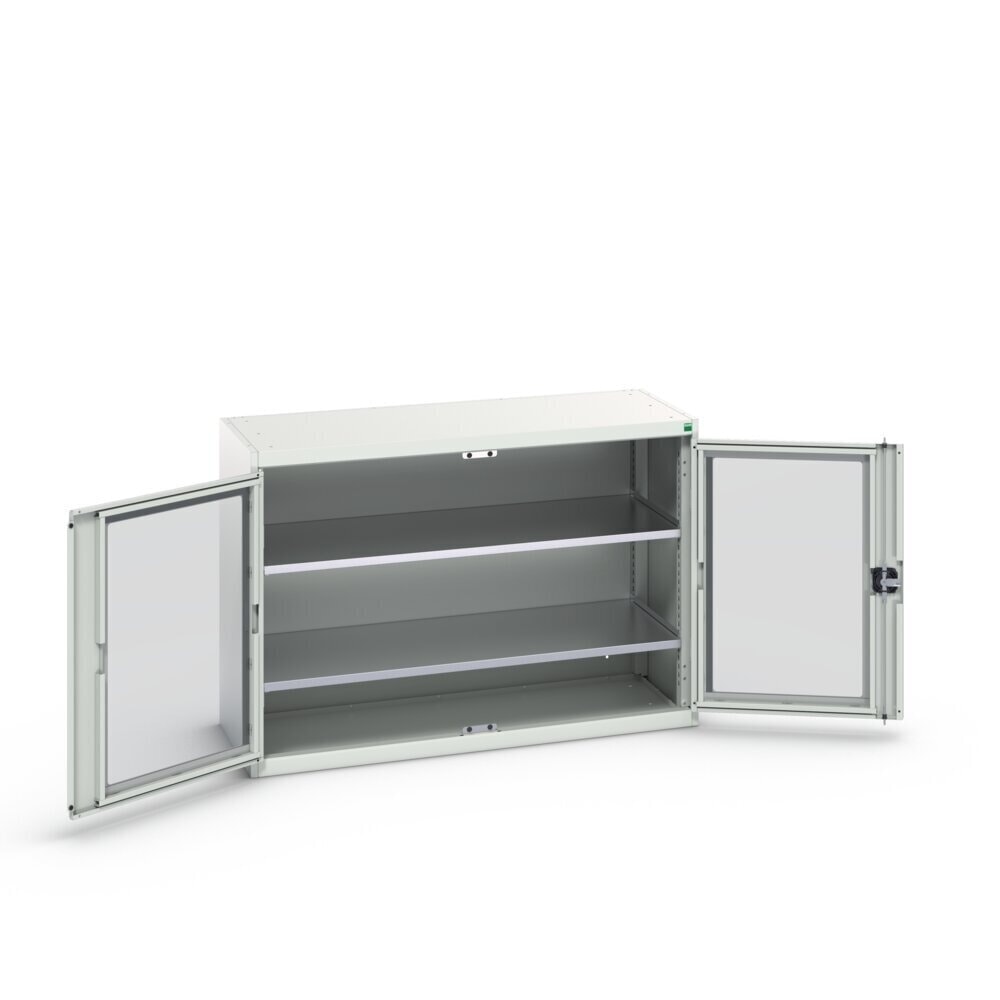 Product image no. 3: bott verso side cabinet with see-through panel, with 2 shelves, WxDxH: 1300 x 550 x 900 mm