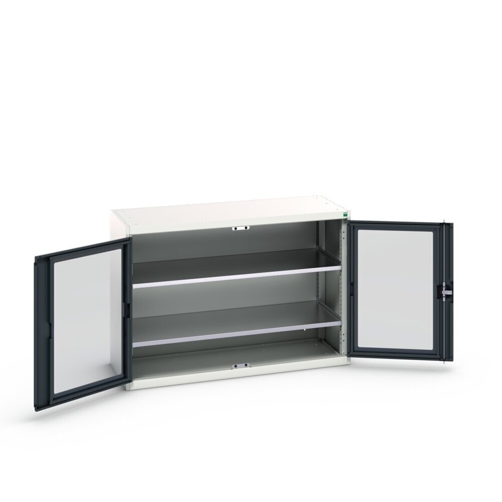 Product image no. 3: bott verso side cabinet with see-through panel, with 2 shelves, WxDxH: 1300 x 550 x 900 mm