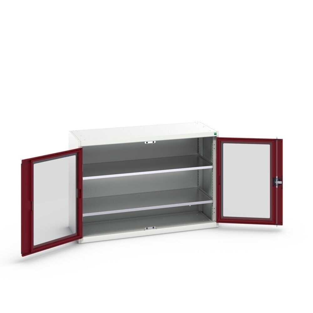 Product image no. 3: bott verso side cabinet with see-through panel, with 2 shelves, WxDxH: 1300 x 550 x 900 mm