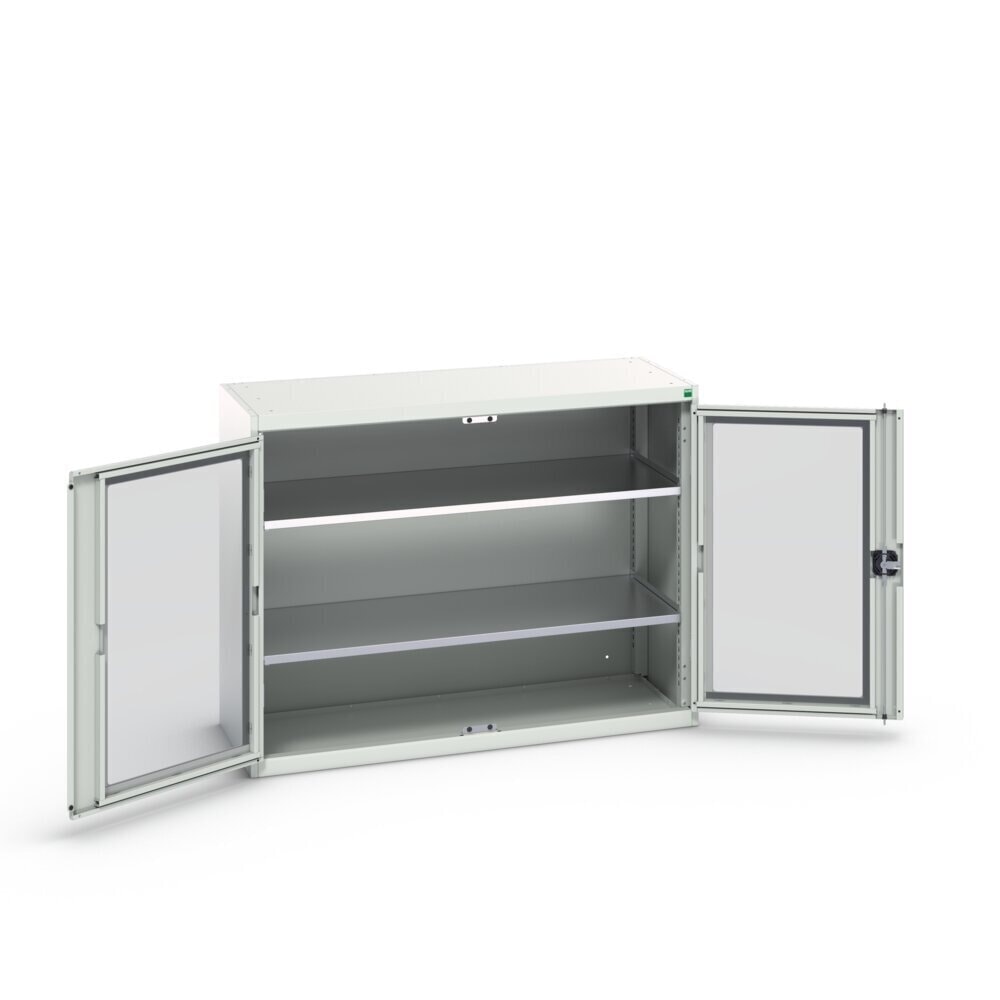 Product image no. 3: bott verso side cabinet with see-through panel, with 2 shelves, WxDxH: 1300 x 550 x 1000 mm