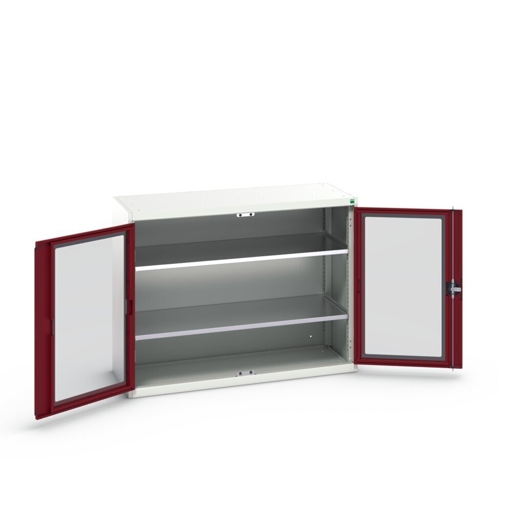 Product image no. 3: bott verso side cabinet with see-through panel, with 2 shelves, WxDxH: 1300 x 550 x 1000 mm