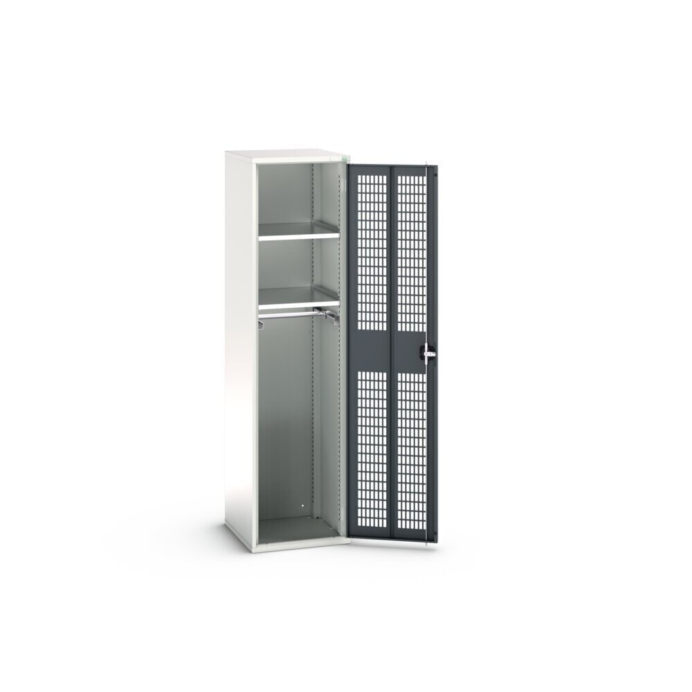 Product image no. 2: bott verso clothes locker with ventilation, with 2 shelves and 1 clothes rail, WxDxH: 525 x 550 x 2000 mm