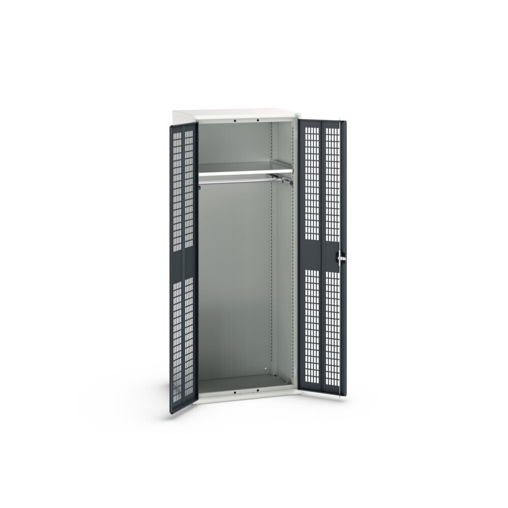 Product image no. 2: bott verso clothes locker with ventilation, with 1 shelf and 1 clothes rail, WxDxH: 800 x 550 x 2000 mm