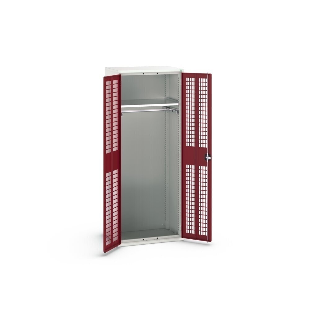 Product image no. 2: bott verso clothes locker with ventilation, with 1 shelf and 1 clothes rail, WxDxH: 800 x 550 x 2000 mm