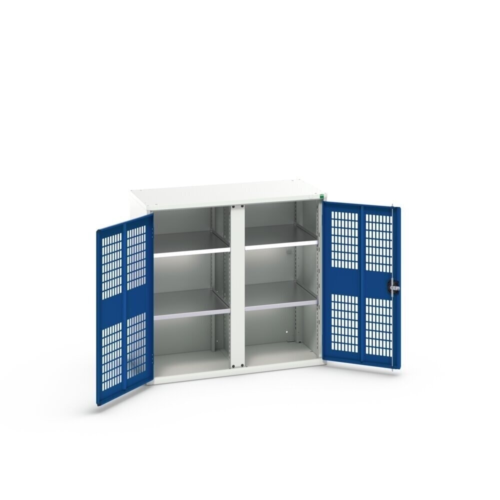 Product image no. 2: bott verso clothes locker with ventilation, with 4 shelves and partition, WxDxH: 1050 x 550 x 1000 mm