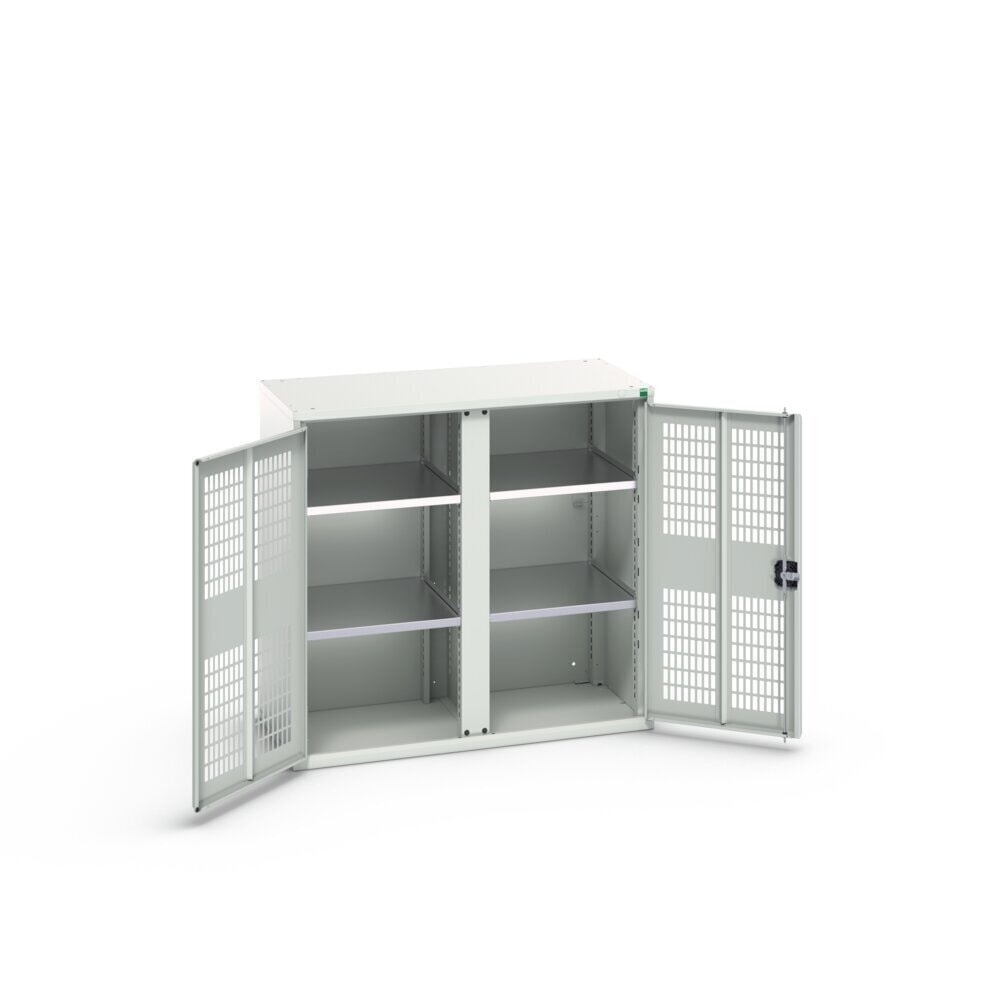 Product image no. 2: bott verso clothes locker with ventilation, with 4 shelves and partition, WxDxH: 1050 x 550 x 1000 mm