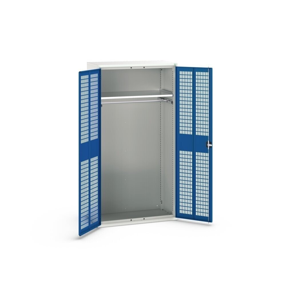 Product image no. 2: bott verso clothes locker with ventilation, with 1 shelf and 1 clothes rail, WxDxH: 1050 x 550 x 2000 mm