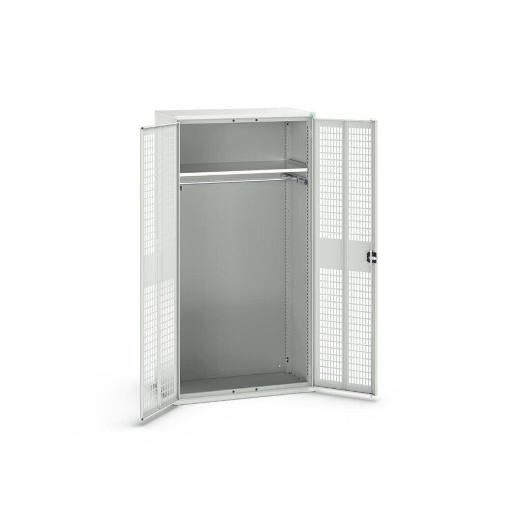 Product image no. 2: bott verso clothes locker with ventilation, with 1 shelf and 1 clothes rail, WxDxH: 1050 x 550 x 2000 mm