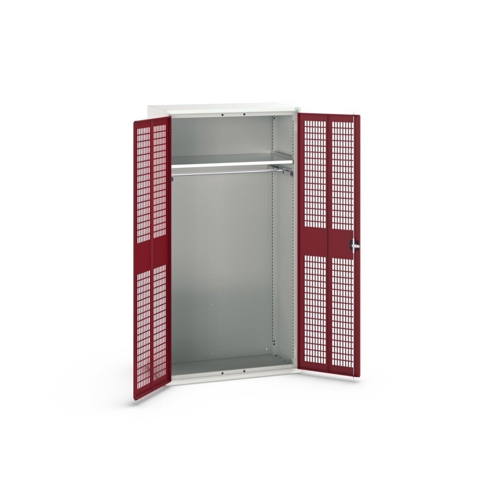 Product image no. 2: bott verso clothes locker with ventilation, with 1 shelf and 1 clothes rail, WxDxH: 1050 x 550 x 2000 mm
