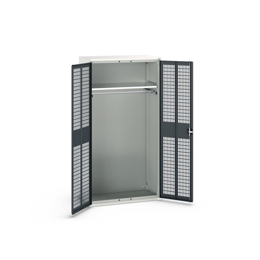 Product image no. 2: bott verso clothes locker with ventilation, with 1 shelf and 1 clothes rail, WxDxH: 1050 x 550 x 2000 mm