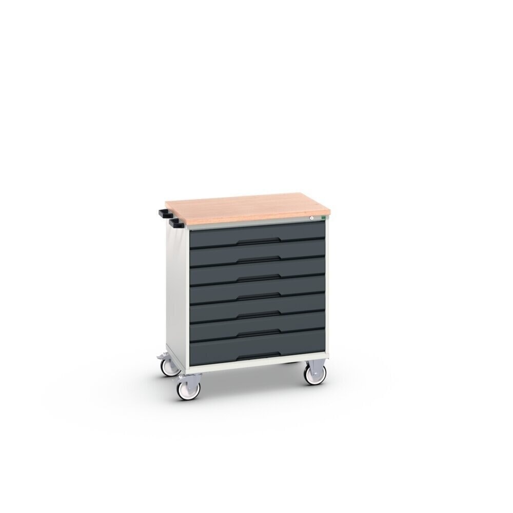 Product image no. 2: bott verso mobile drawer cabinet with 7 drawers and multiplex top, WxDxH: 800 x 600 x 980 mm
