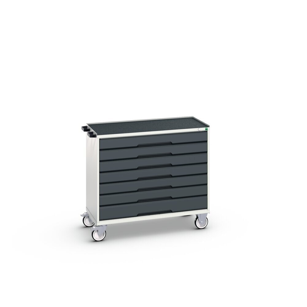 Product image no. 2: bott verso mobile drawer cabinet with 7 drawers and raised edge, WxDxH: 1050 x 550 x 965 mm