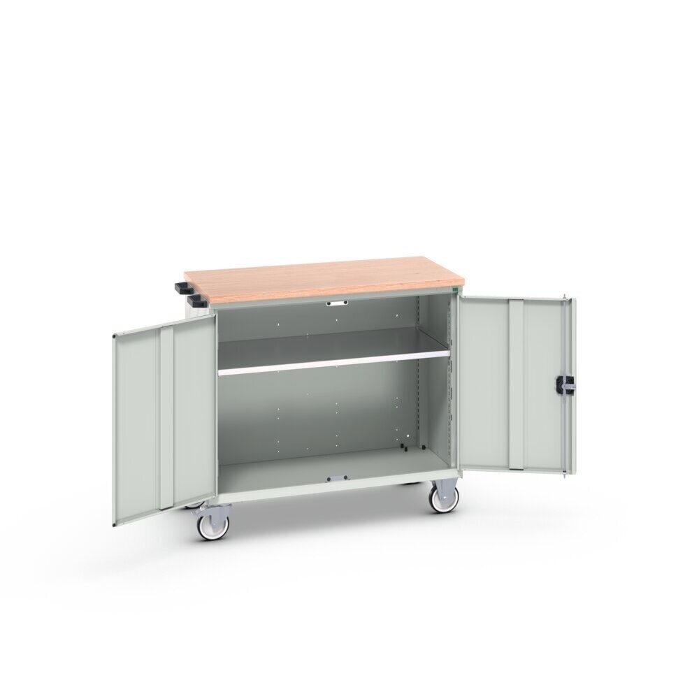 Product image no. 2: bott verso mobile drawer cabinet with 2 doors, shelf and multiplex top