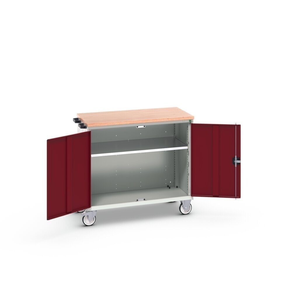 Product image no. 2: bott verso mobile drawer cabinet with 2 doors, shelf and multiplex top