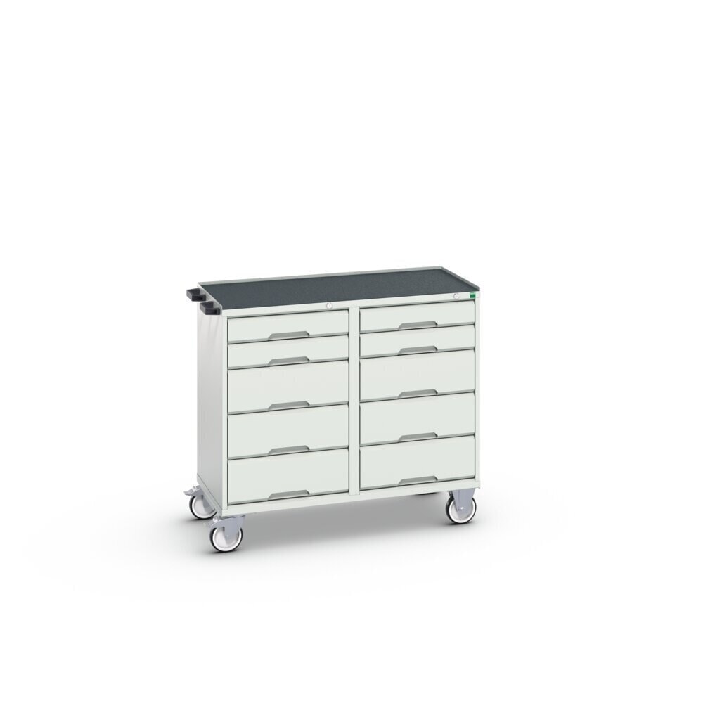 Product image no. 2: bott verso assembly trolley with 10 drawers and raised edge
